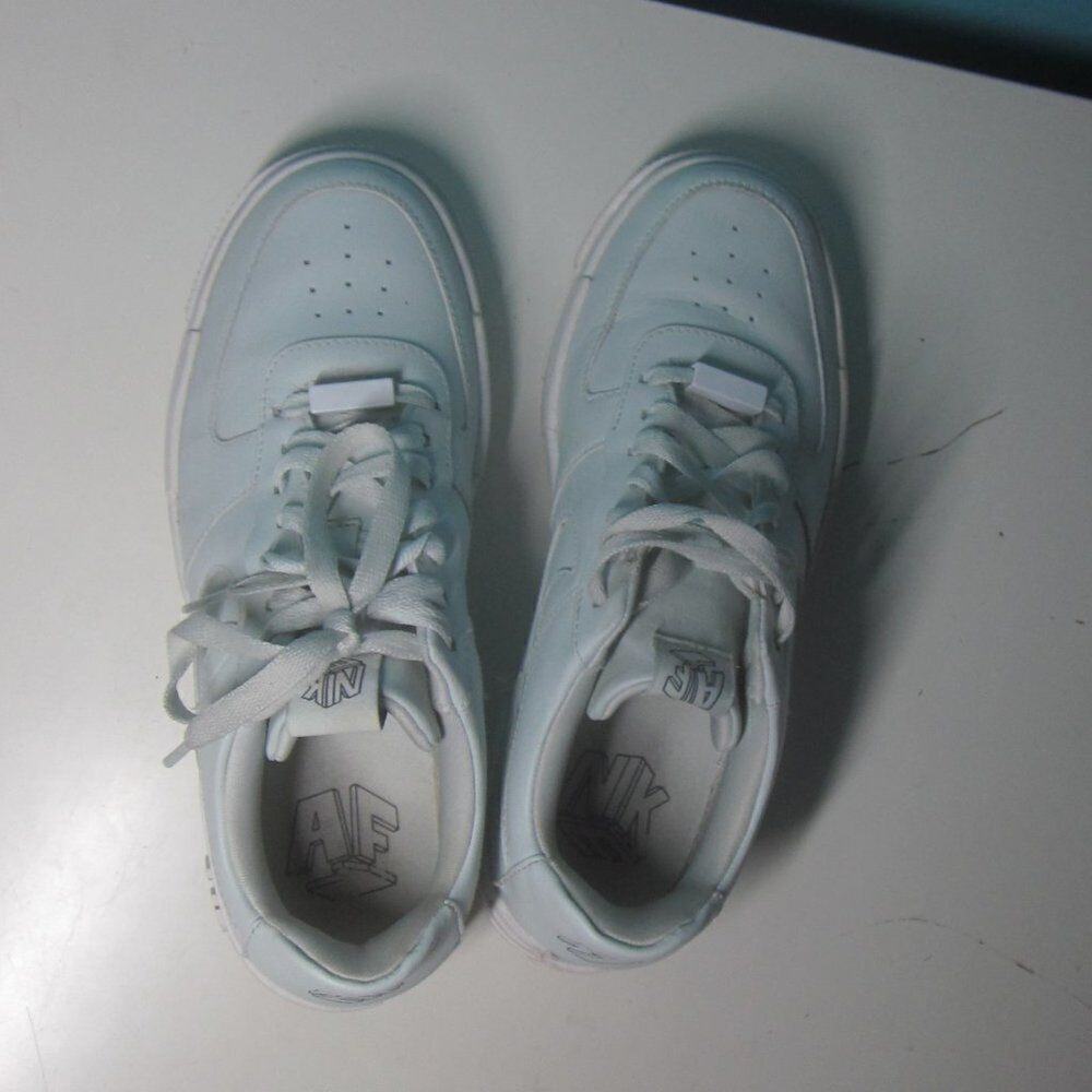 Nike Air Force 1 Pixel Ghost Aqua Womens Size 7 / 38 White Lace Up Sneakers